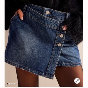 Free People Denim Mini Skirt